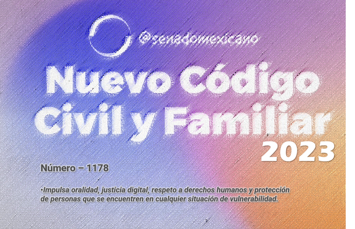 El Código Nacional de Procedimientos Civiles y Familiares de 2023 está experimentando una importante reforma para garantizar que todos los ciudadanos reciban un trato equitativo y justo en el sistema judicial. Esta nueva reforma mejorará el acceso a la justicia, agilizará los procesos judiciales y brindará una mejor protección a las partes